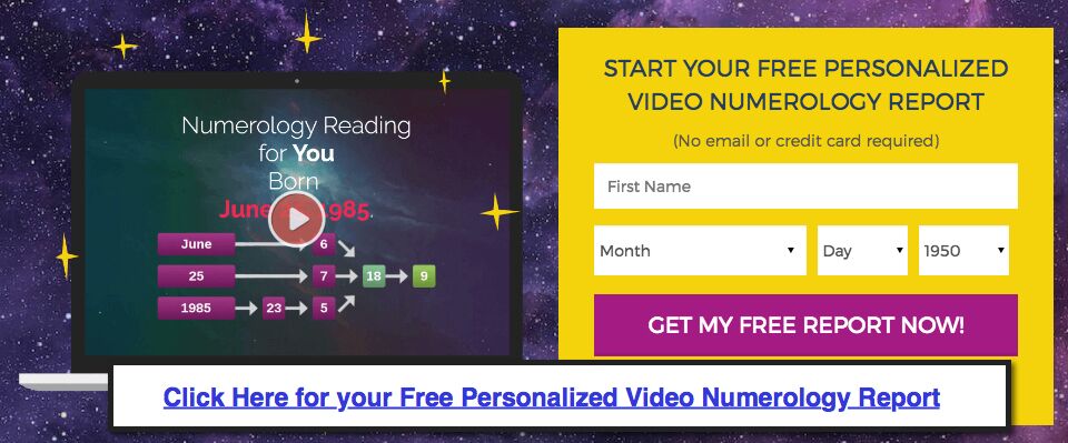Free Personalized Numerology Report